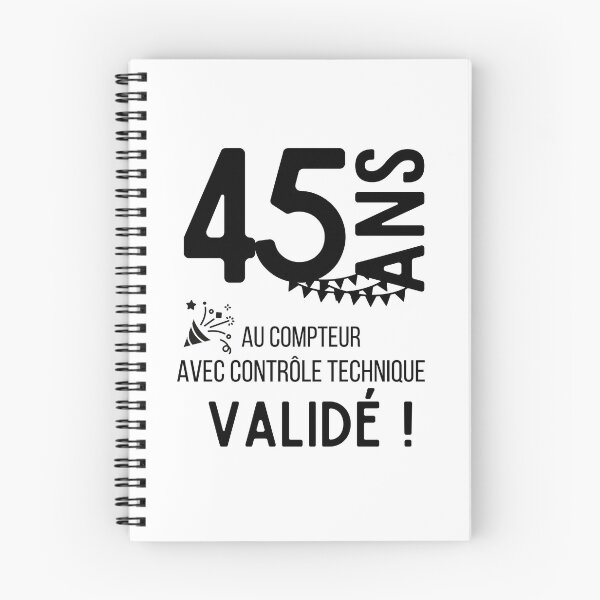 Item preview, 45 years on the clock with validated technical control humor gift for birthday designed and sold by TeeJfm.