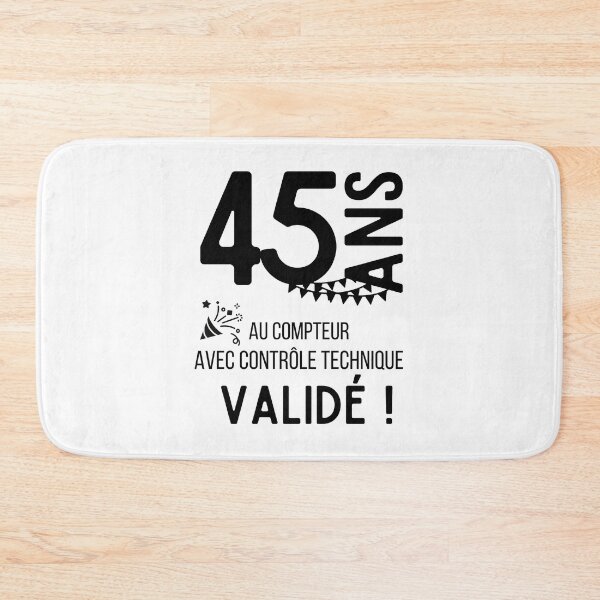 Item preview, 45 years on the clock with validated technical control humor gift for birthday designed and sold by TeeJfm.