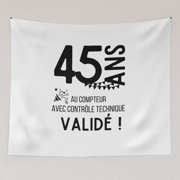 Item preview, 45 years on the clock with validated technical control humor gift for birthday designed and sold by TeeJfm.