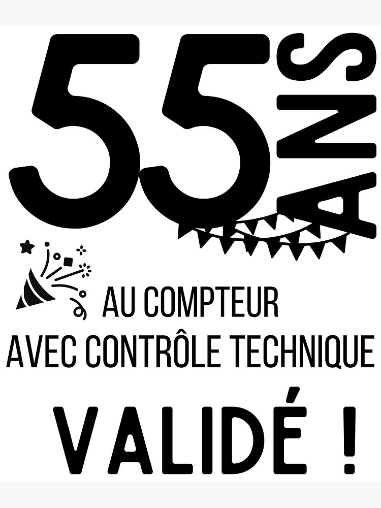 60 ans au compteur, cadeau anniversaire homme | Sticker