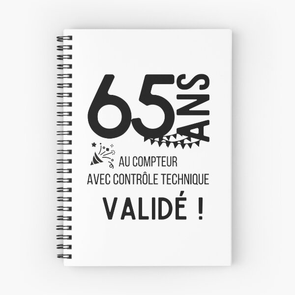 Item preview, 65 years old on the clock with validated technical control humor gift for birthday designed and sold by TeeJfm.
