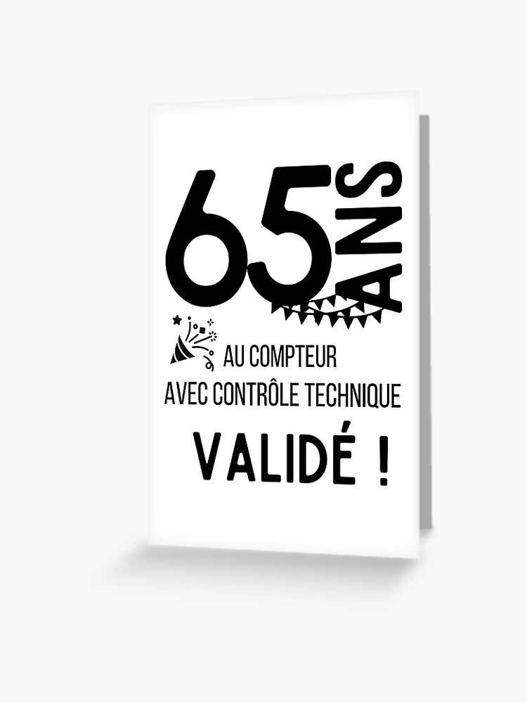 60 ans au compteur, cadeau anniversaire