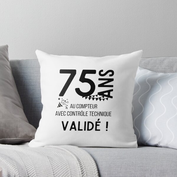 Item preview, 75 years on the clock with validated technical control humor gift for anniversary designed and sold by TeeJfm.