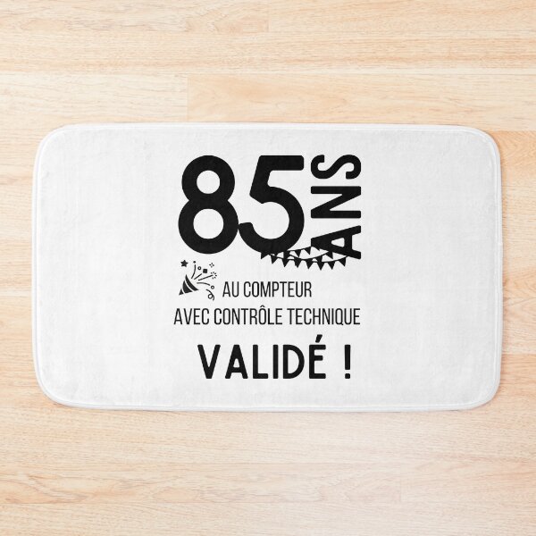 Item preview, 85 years old on the clock with validated technical control humor gift for birthday designed and sold by TeeJfm.