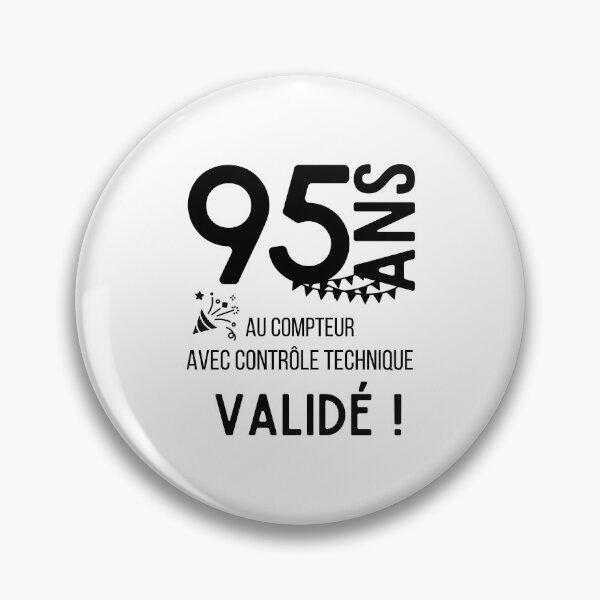 Item preview, 95 years on the clock with validated technical control humor gift for birthday designed and sold by TeeJfm.