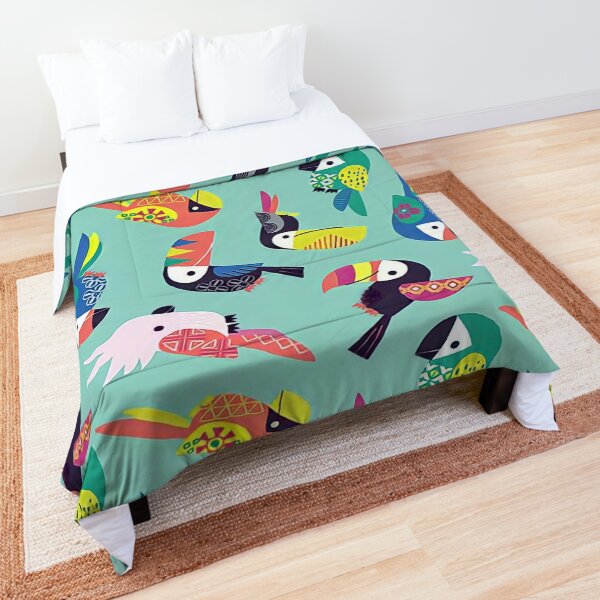 Everybirdy Pattern Comforter