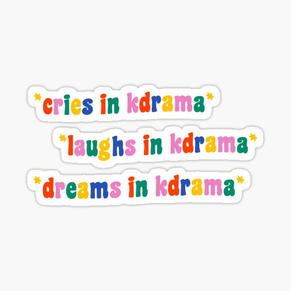 Artikel-Vorschau von Kdrama Mood Sticker Pack, designt und verkauft von thetypo.