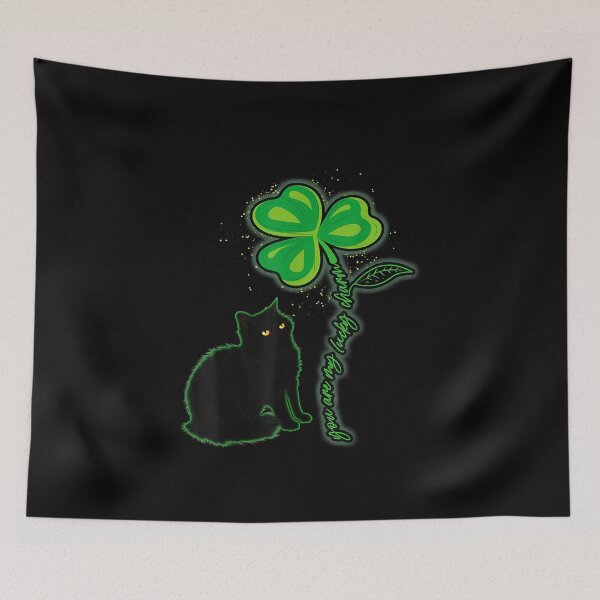 Item preview, you are my lucky charm St Patrick's Black Cat designed and sold by BrucesAlexander.