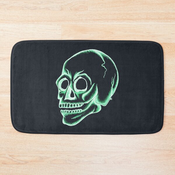 Item preview, Glowing Retro Skull designed and sold by The White Bat.