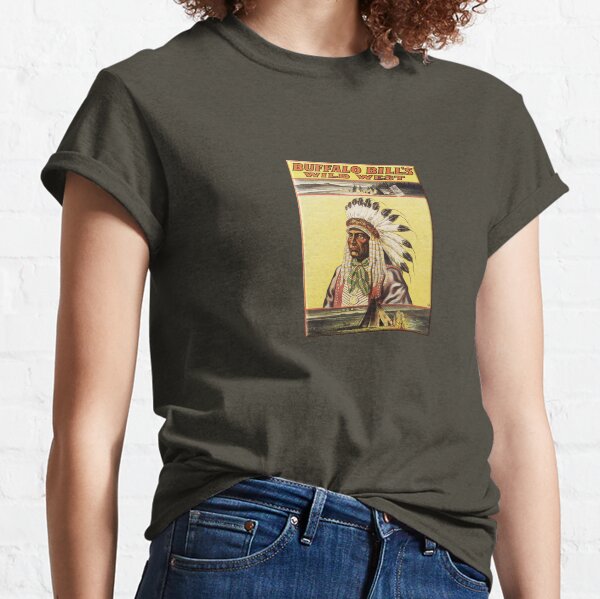 Buffalo Bill Cody Wild West Magazine Cover Design T-Shirt