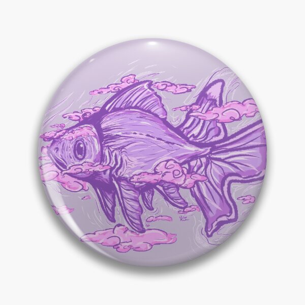 Item preview, Pastel cloud fish designed and sold by Salem Scribbles.