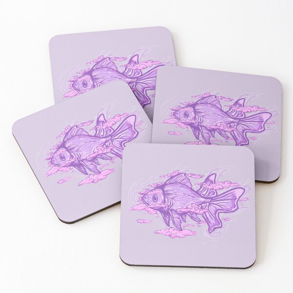 Item preview, Pastel cloud fish designed and sold by Salem Scribbles.