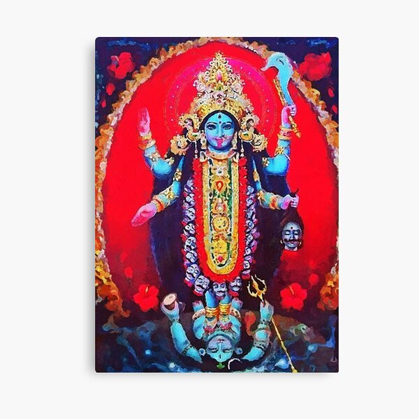 Item preview, maa kali painting | kali the goddess kala shakti or the power of time painting  designed and sold by KARTICK DUTTA.