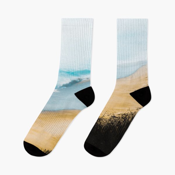 Item preview, sandy beach blue wave at Point Mugu State Park, California, USA designed and sold by Mrvell.