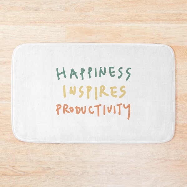 Item preview, Happiness inspires productivity designed and sold by daphnejourney.