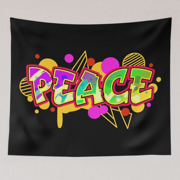 Item preview, Peace Graffiti Text Design designed and sold by mrhighsky.