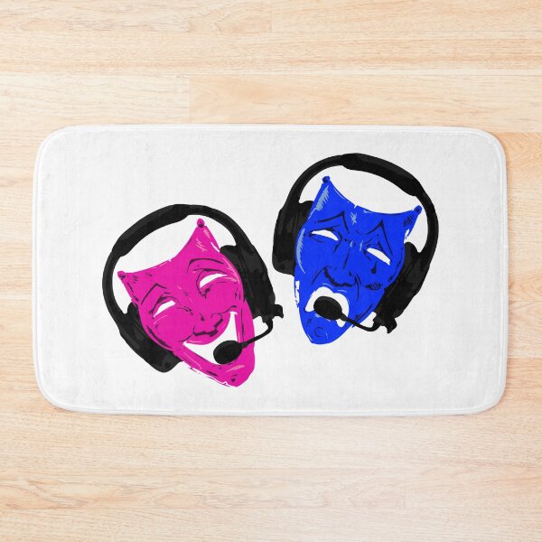 Item preview, Theatre Faces- Pink, Blue designed and sold by KiannasMind.