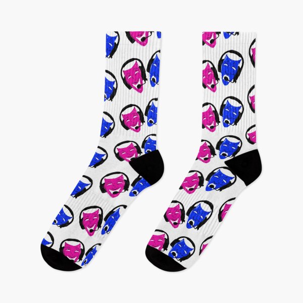 Item preview, Theatre Faces- Pink, Blue designed and sold by KiannasMind.