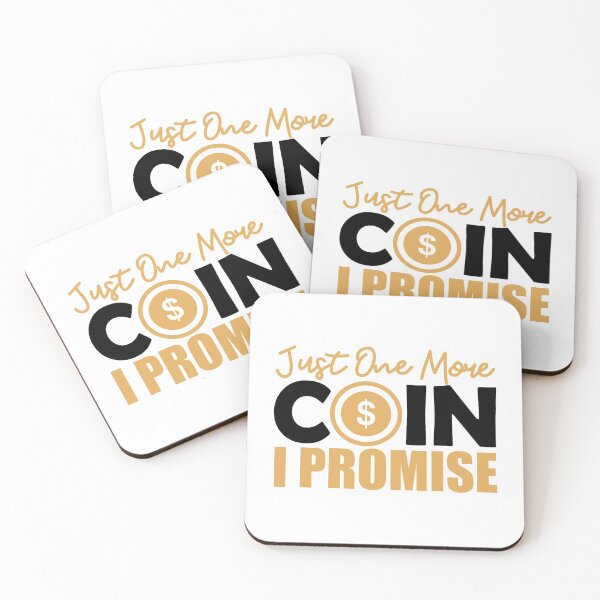 Item preview, Cryptocurrencies | Just One More Coin I Promise designed and sold by GravitiTees.