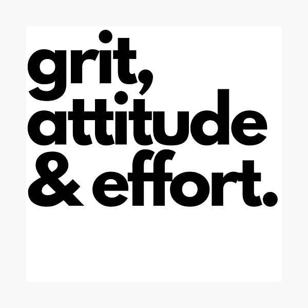 Item preview, Grit, Attitude and Effort- Growth Mindset designed and sold by InfiniteParker.