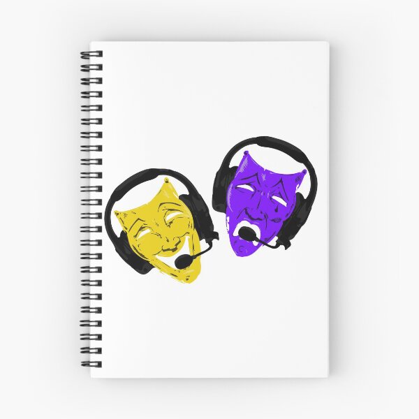Item preview, Theatre Faces - Yellow, Purple designed and sold by KiannasMind.