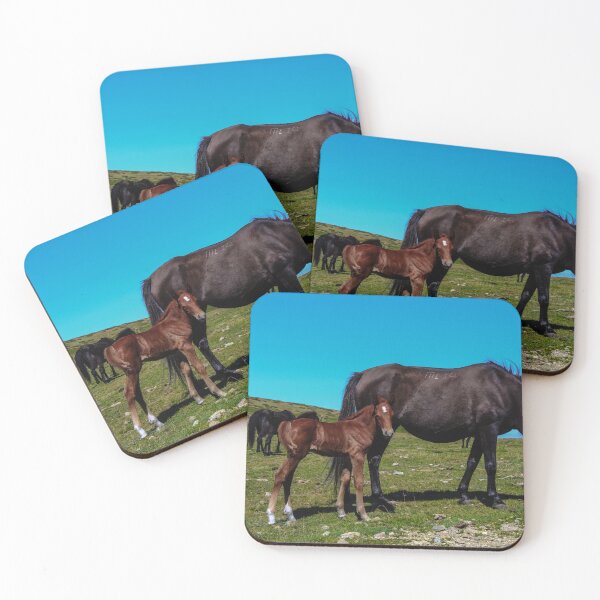Item preview, Grazing horses designed and sold by Jacob Riley.