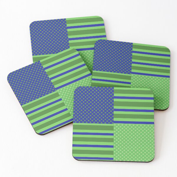 Item preview, Cool pattern coordinating colors with stripes and dots.   designed and sold by With My Hands By K.
