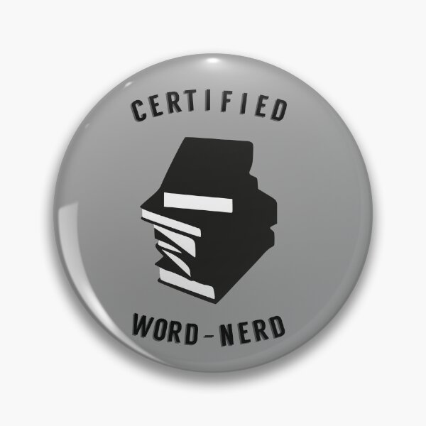 Item preview, Certified Word-Nerd (Bookish Version)  designed and sold by Homebody Hobbyist.