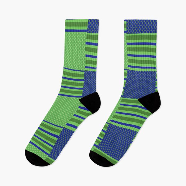 Item preview, Cool pattern coordinating colors with stripes and dots.   designed and sold by With My Hands By K.