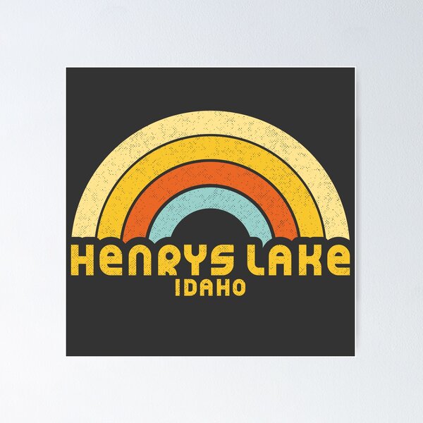 Item preview, Retro Henrys Lake Idaho designed and sold by dk80.
