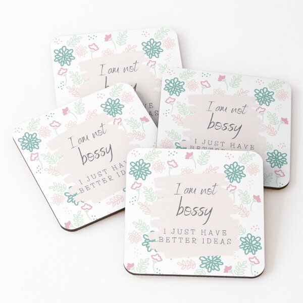 Item preview, I Am Not Bossy, I Just Have Better Ideas  designed and sold by wild.geranium.design.