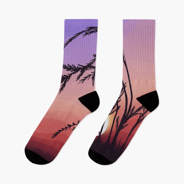 Item preview, Warm Red Sunrise Silhouetting Wheat Landscape Digital Illustration designed and sold by AlmightyClaire.