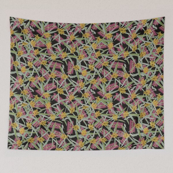 Item preview, Patrón dramático de zarzo y cepillo de botella designed and sold by KizzyW.
