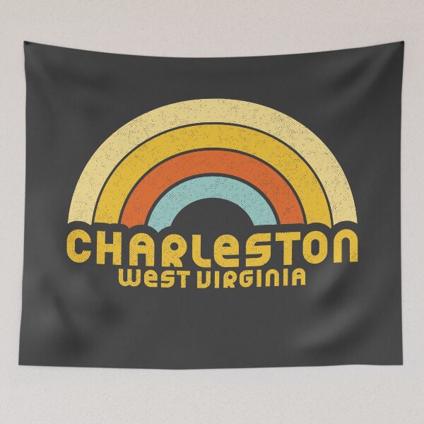 Aperçu de l'œuvre Retro Charleston West Virginia créée et vendue par dk80.