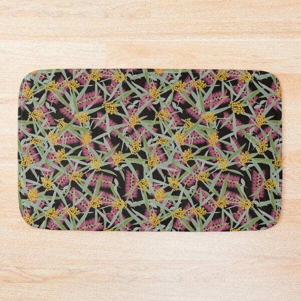 Item preview, Dramatic Wattle and Bottlebrush Pattern designed and sold by KizzyW.