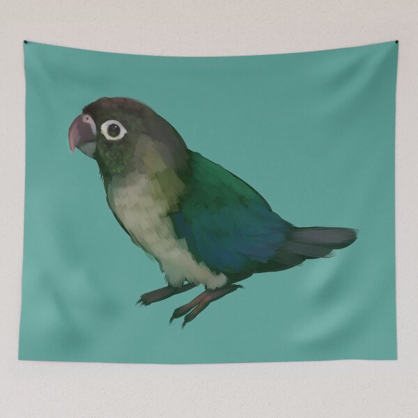 Item preview, Green Cheeked Conure designed and sold by Shaza Creative.