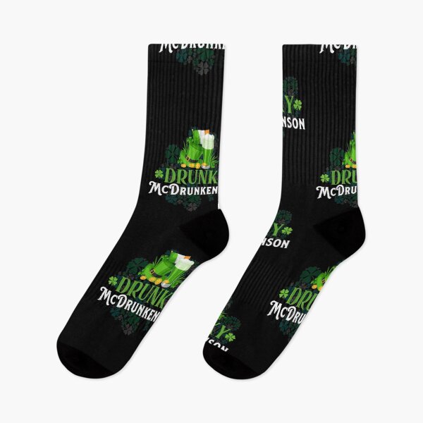 Item preview, St. Patricks funny Drunky McDrunkenson gift idea for adults designed and sold by BRtisticDesigns.