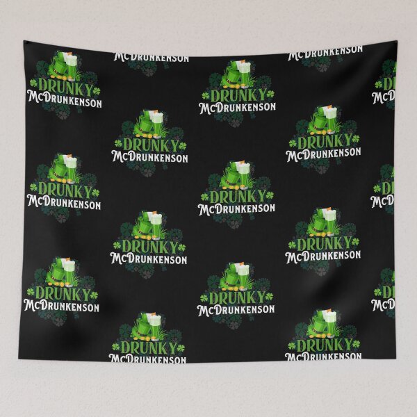 Item preview, St. Patricks funny Drunky McDrunkenson gift idea for adults designed and sold by BRtisticDesigns.