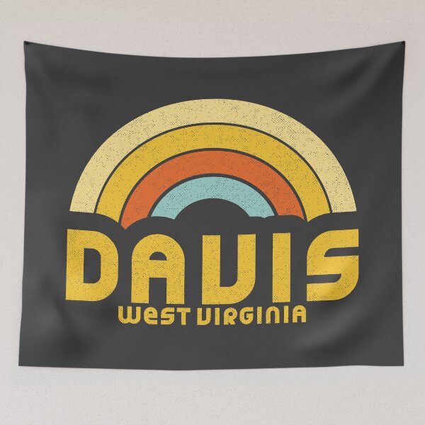 Aperçu de l'œuvre Retro Davis West Virginia créée et vendue par dk80.