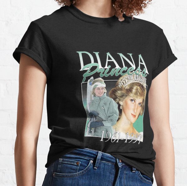 Diana Princess Vintage Style, Princess Diana 1961-1997 Vintage Style Shirt Classic T-Shirt