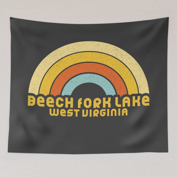 Item preview, Retro Beech Fork Lake West Virginia designed and sold by dk80.