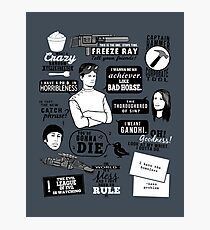 Horrible Quotes Photographic Print