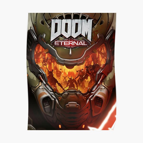 Doom Slayer Wall Art Redbubble