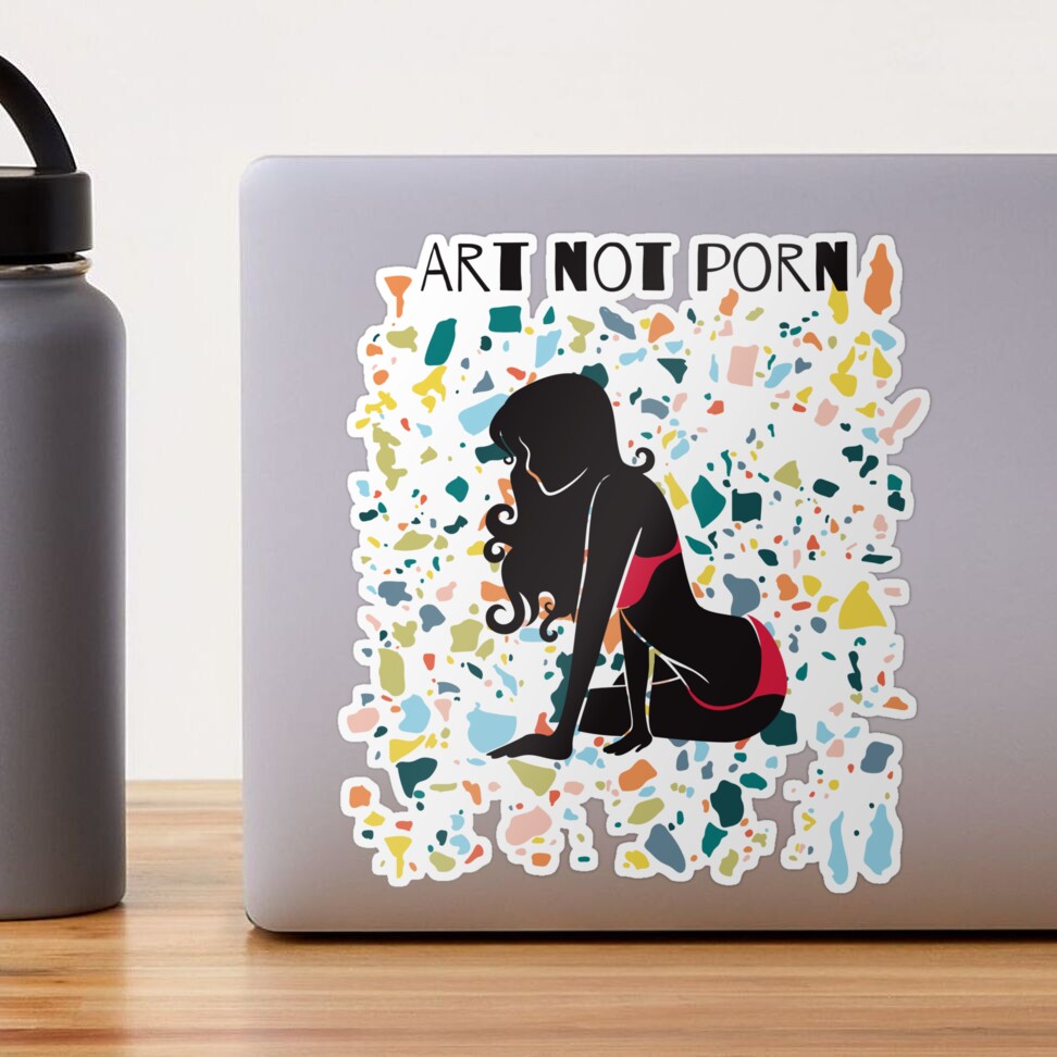 Art not porn Sticker for Sale by IdeaOcean | Redbubble