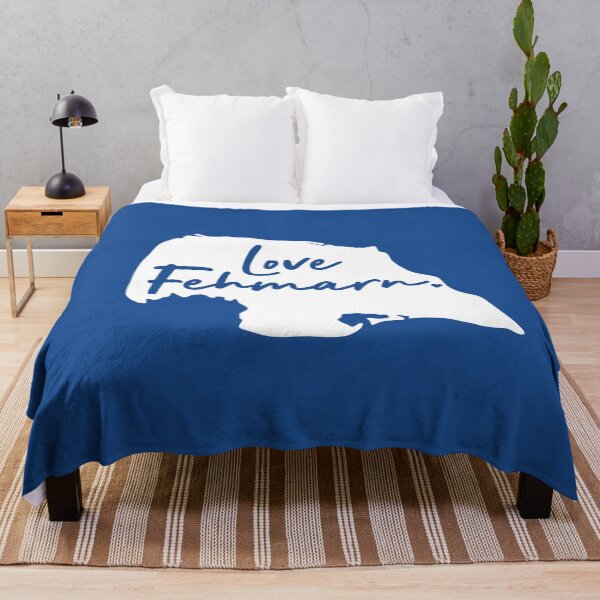 Item preview, Love Fehmarn - Baltic Sea Germany island silhouette designed and sold by mgoo.