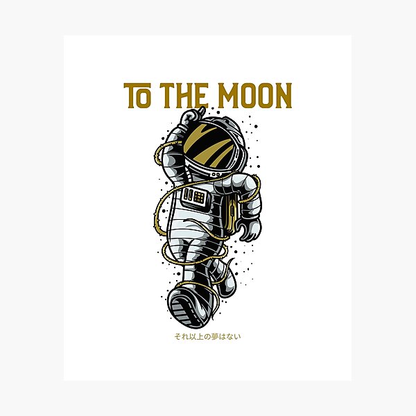 Item preview, To The Moon designed and sold by ricknosis.
