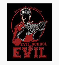 Dr. Horrible's Evil School of Evil Photographic Print