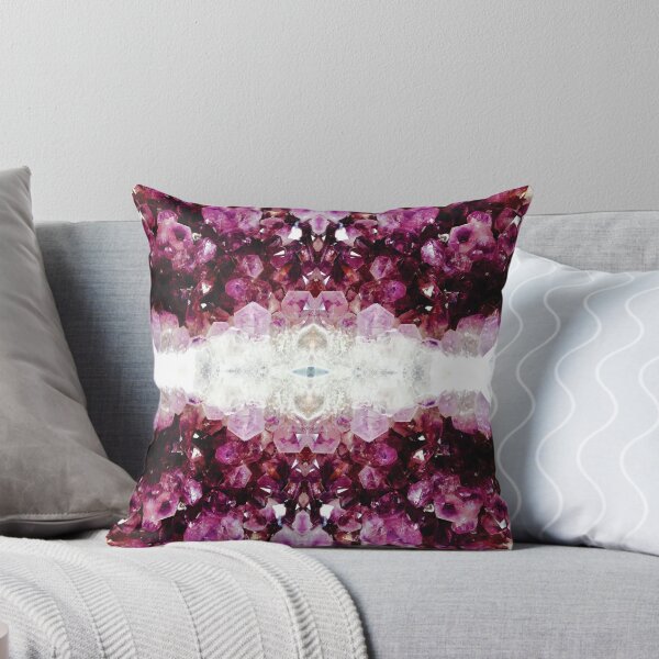 Precious Stone Throw Pillow