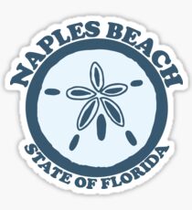 Naples Beach - Florida. Sticker