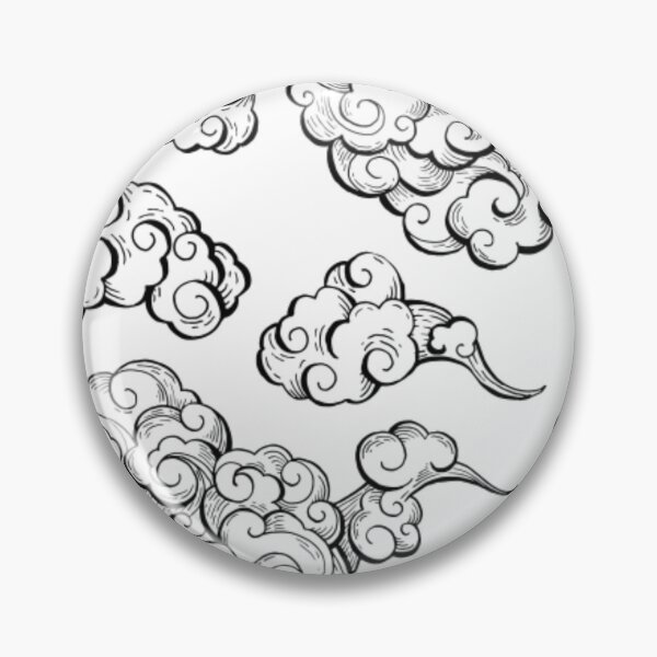 Item preview, Japanese wind clouds pattern  designed and sold by AlvarezTimothy.